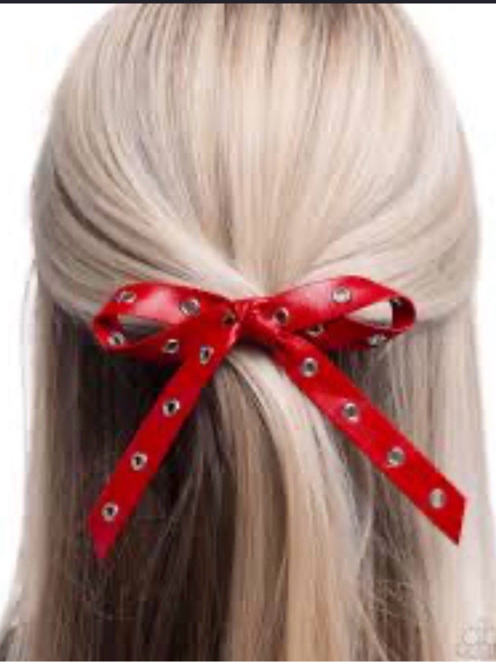 Generous Grommets Red Hair Clip
